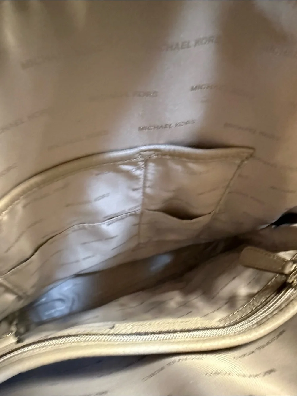 NWT Michael Kors Medium Slim Leather Backpack